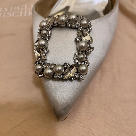 Badgley Mishka Fabia Embellished Pointed Toe Pump - Picture 3 of 6